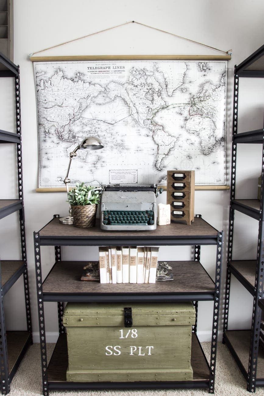 How to Style Industrial Shelves on the low-cost | Bless'er House for Bekob.com