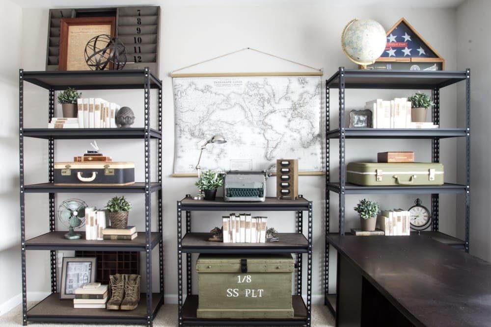 How to Style Industrial Shelves on the low-cost | Bless'er House for Bekob.com