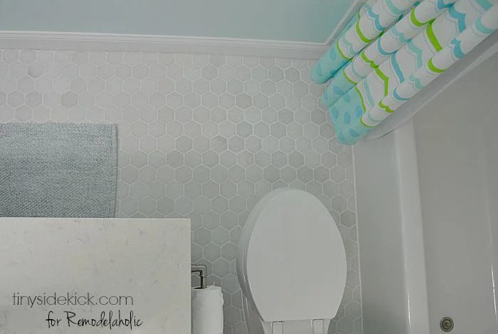 hexagon tile floor