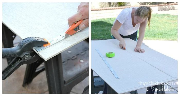 how to cut cement board