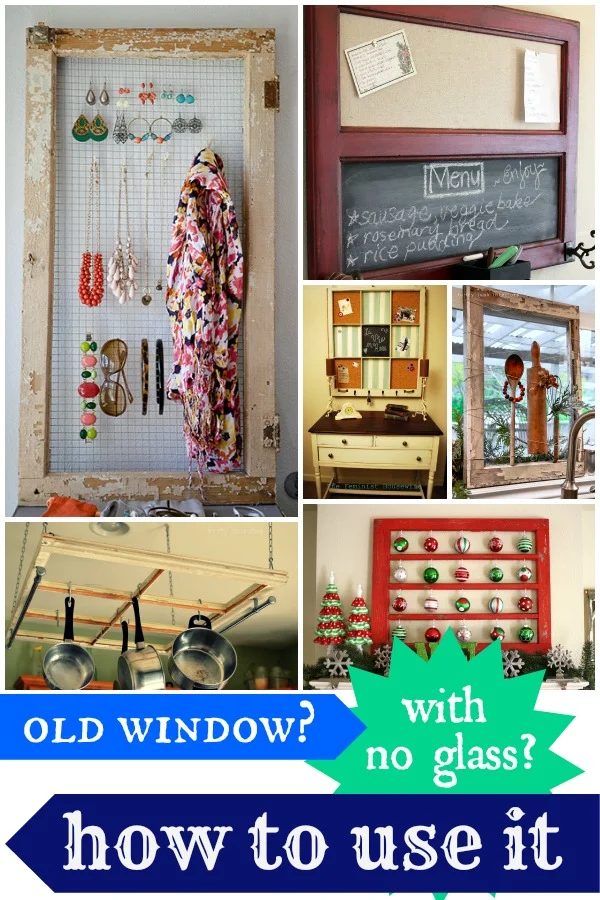 How to Use an Old Window with Broken or Missing Glass via Bekob