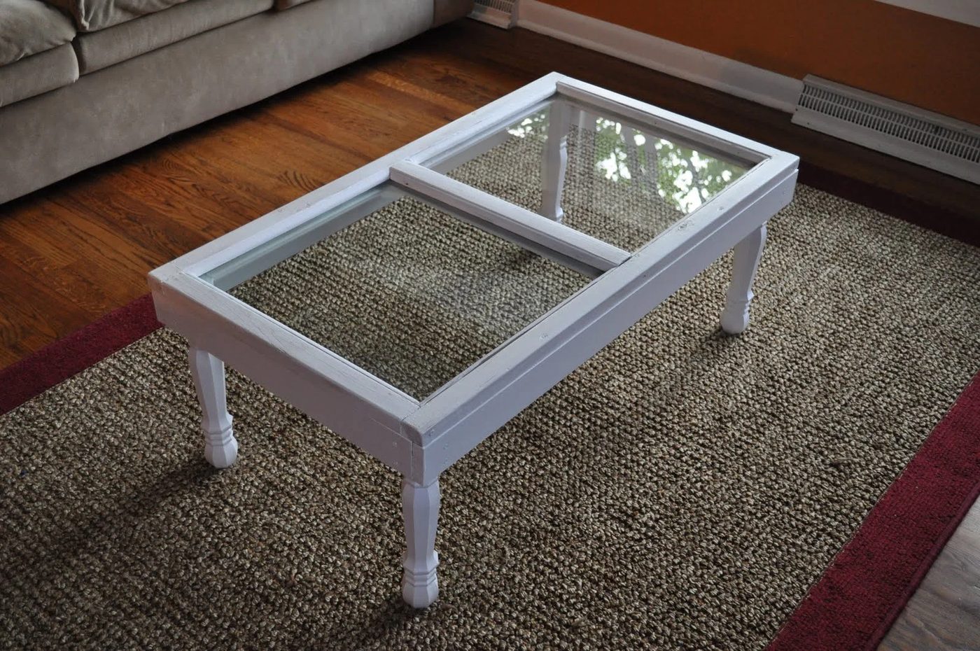 via Tatertots and Jello - old window coffee table walkthrough - via Bekob