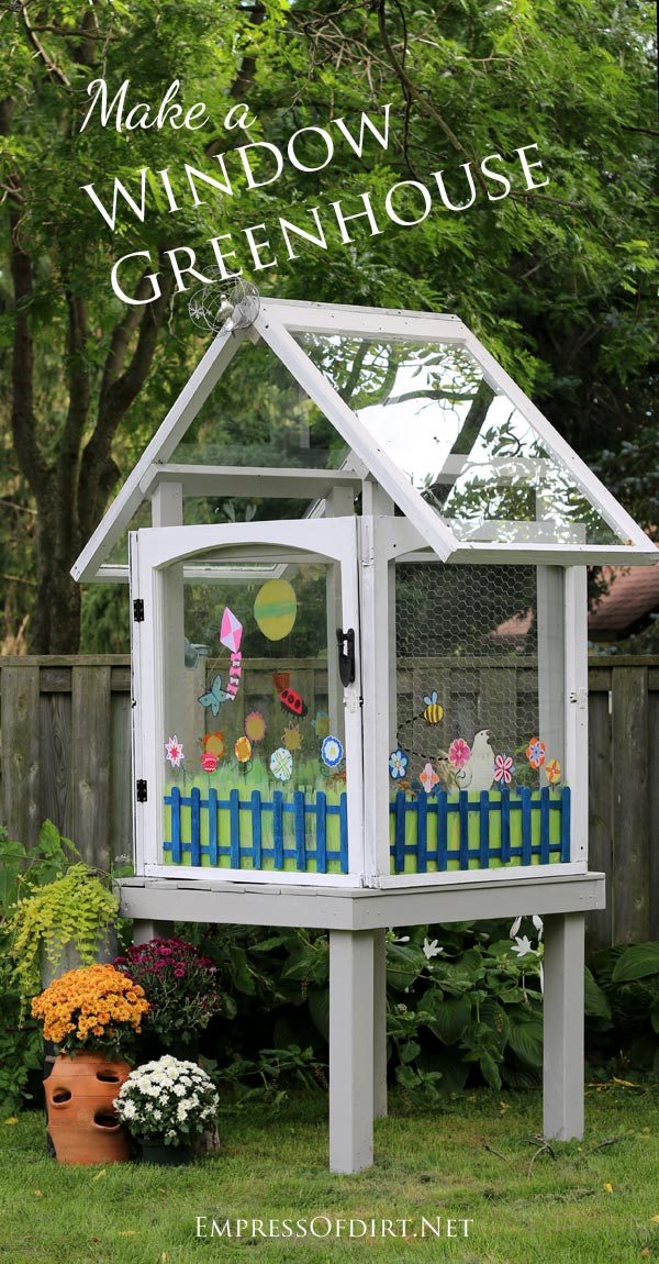 Empress of Dirt - make a window greenhouse - via Bekob