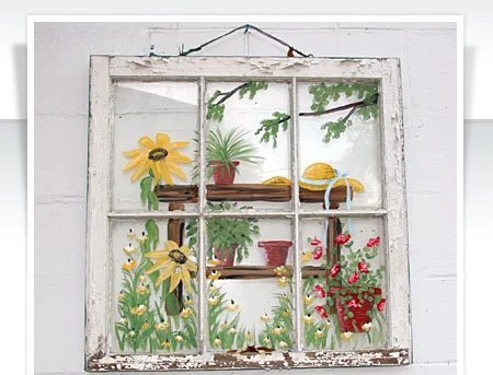 Tremain Street Cottages - paned painted window - via Bekob