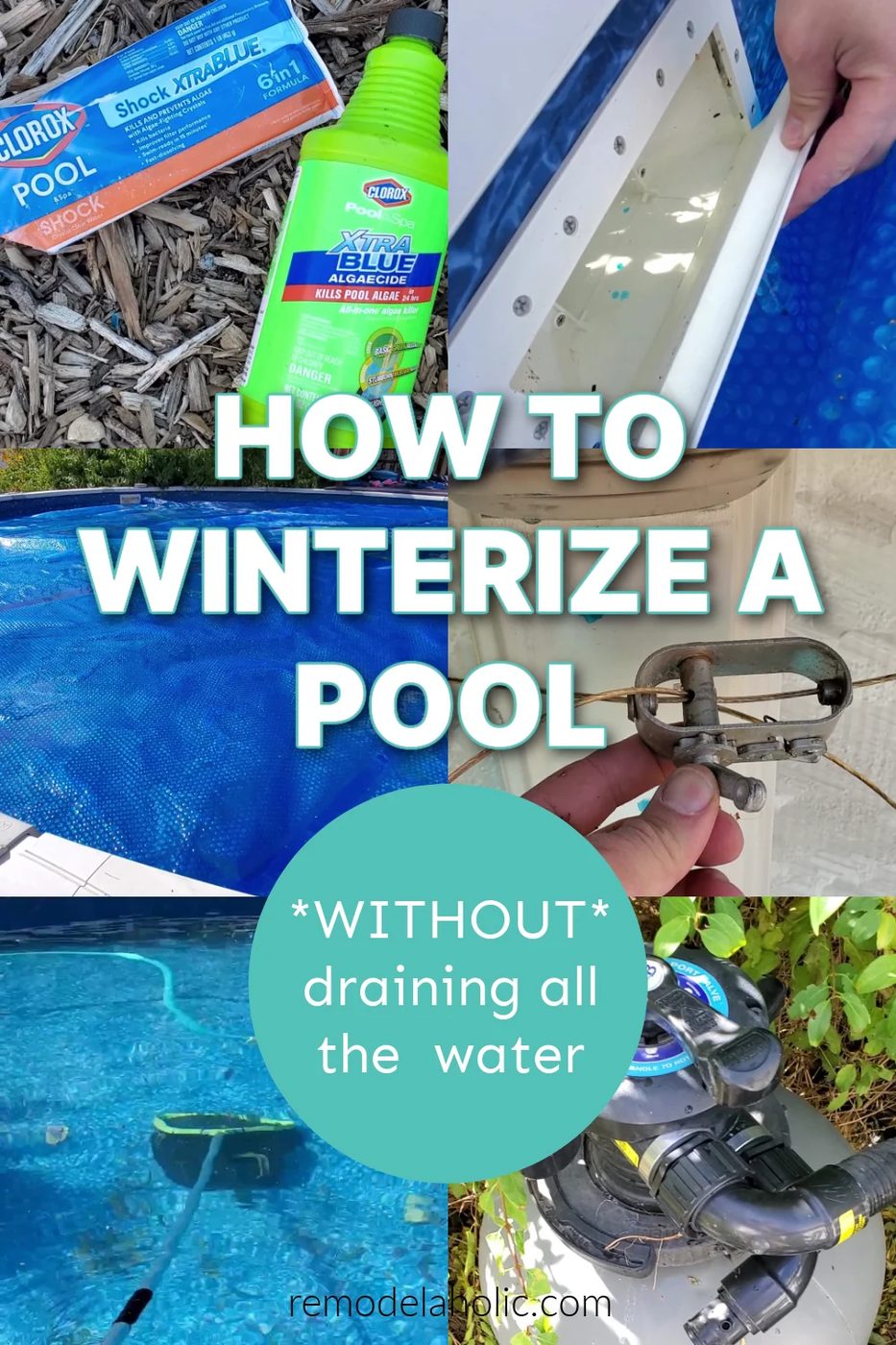 How To Winterize An Above Ground Pool Without Draining All The Water, Bekob