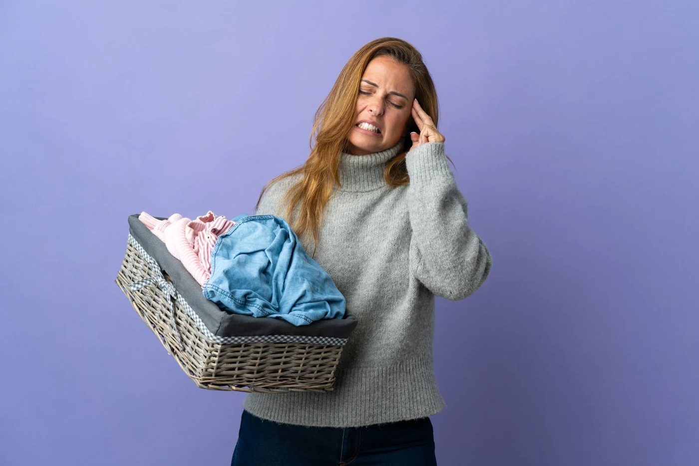 Woman Laundry