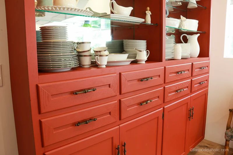 Dining Room Hutch Makeover: Painting Furniture with No Sanding, No Priming, No Sealer