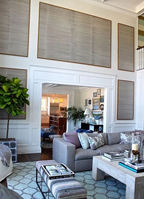 grasscloth inside trim