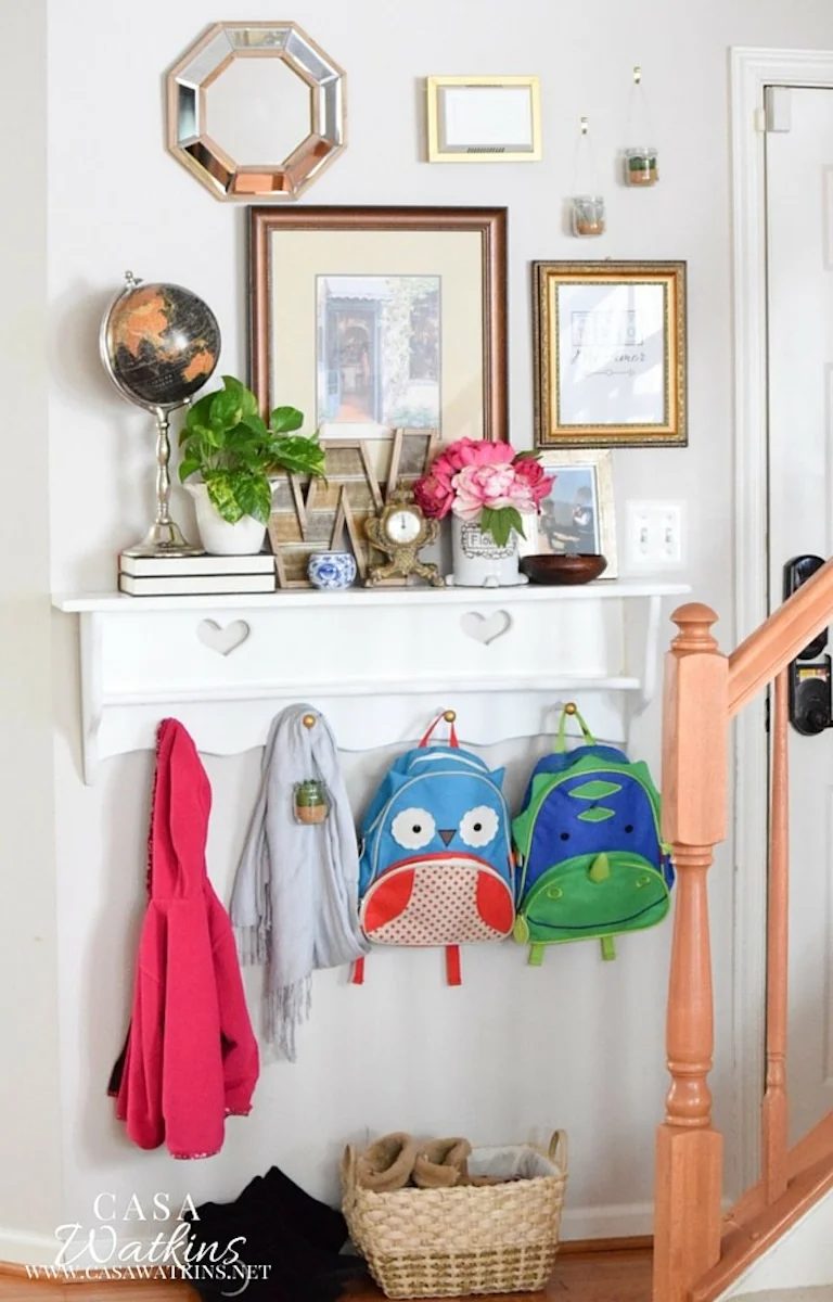 Styling A Global Eclectic Spring Entryway