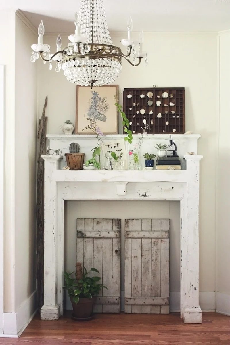 Midsummer Botanical Mantel Farmhouse Inspired 2