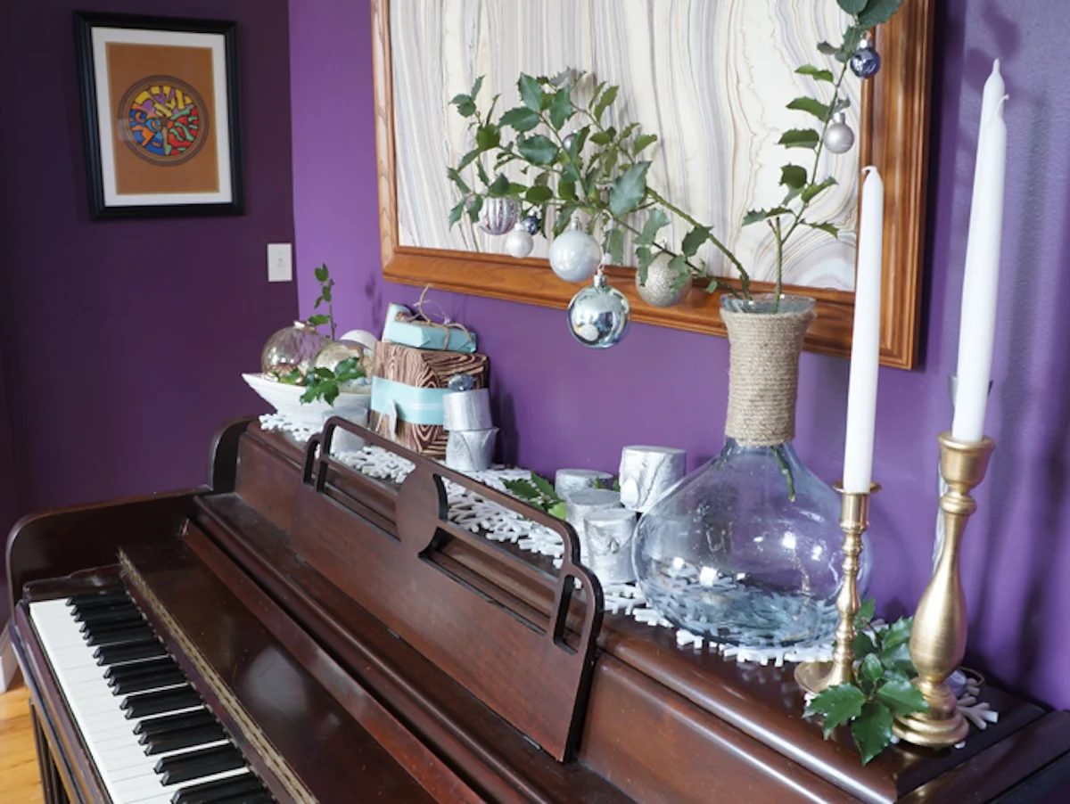 Christmas Piano Side