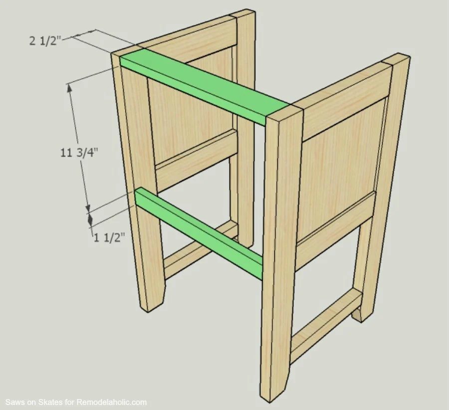 Ikea method Vanity Saws On Skates Carcass Assembly 1