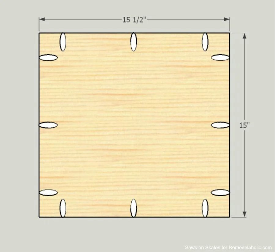 Ikea method Vanity Saws On Skates Bottom