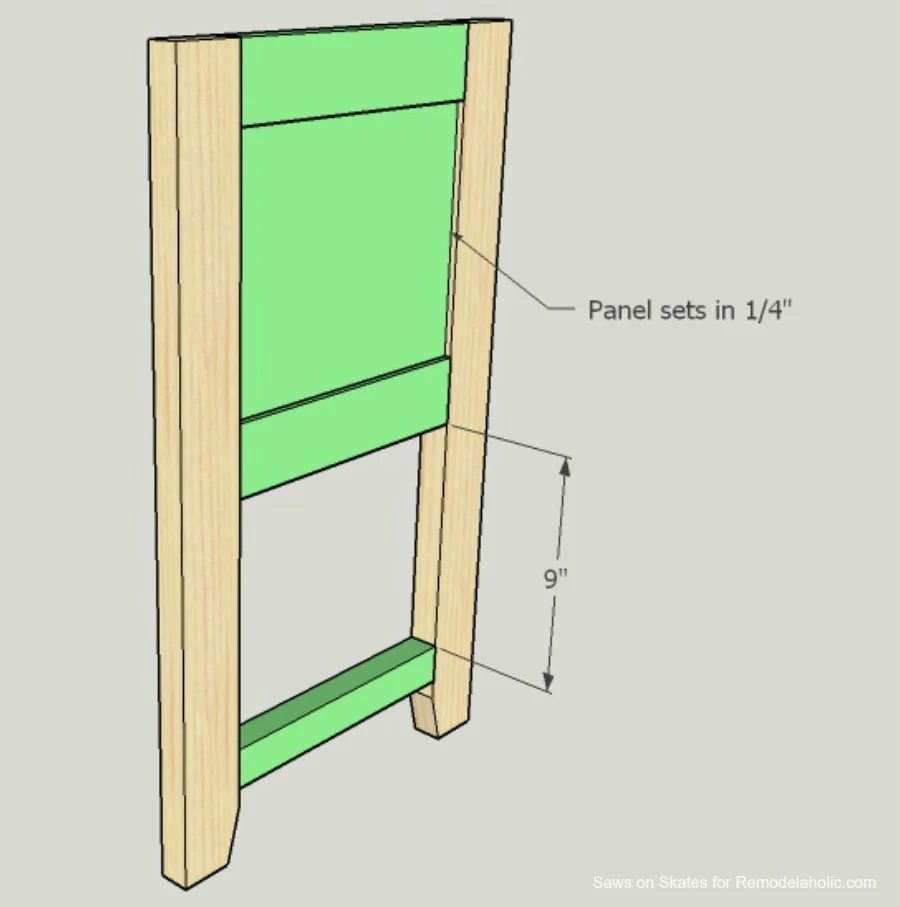 Ikea method Vanity Saws On Skates Side Assembly 1