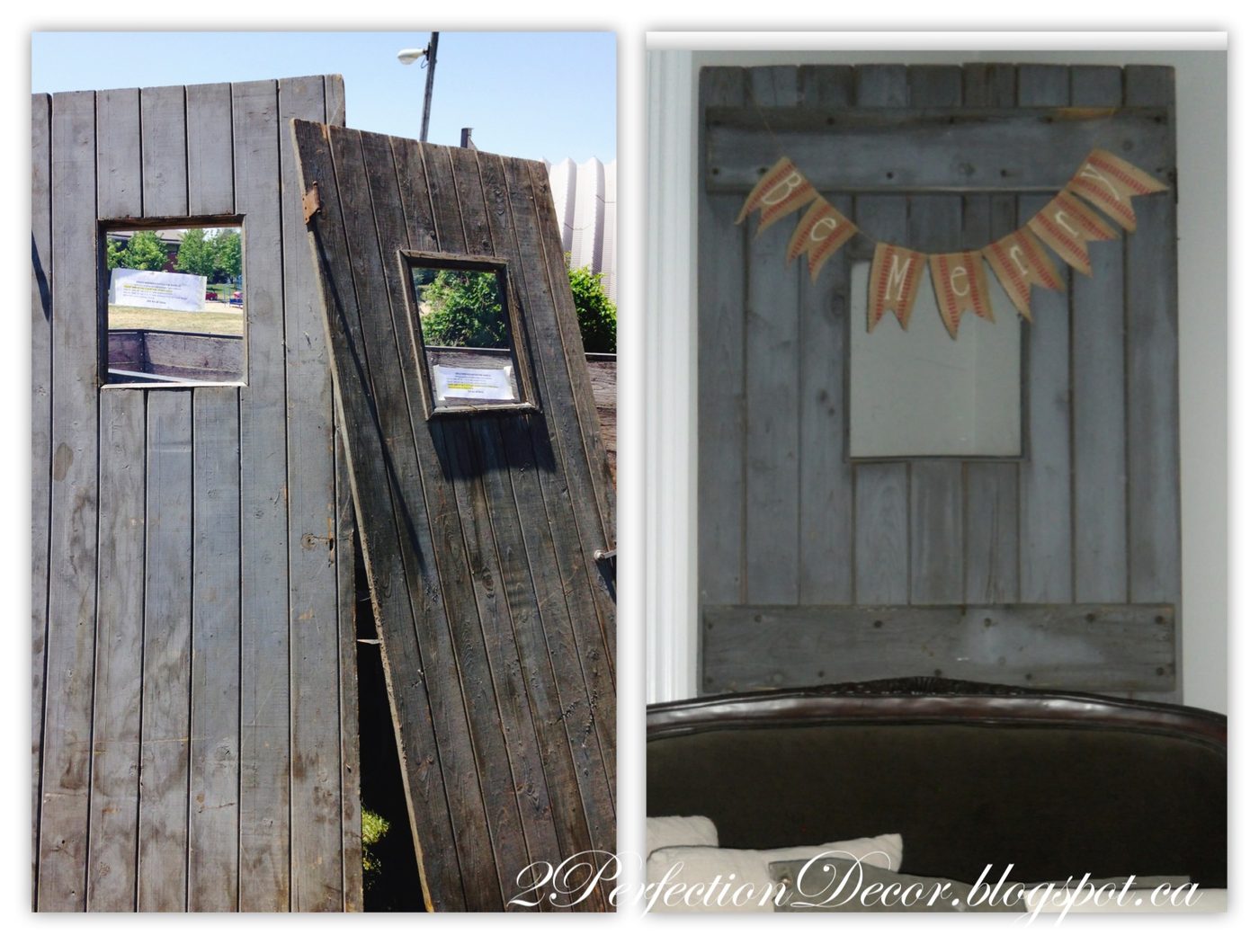 Using Reclaimed Wood for a Rustic Bar by 2Perfection Decor Blog featured on Bekob