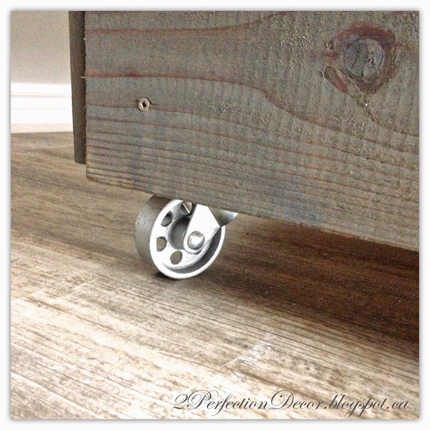 Wooden bar with casters by 2Perfection Decor Blog featured on Bekob