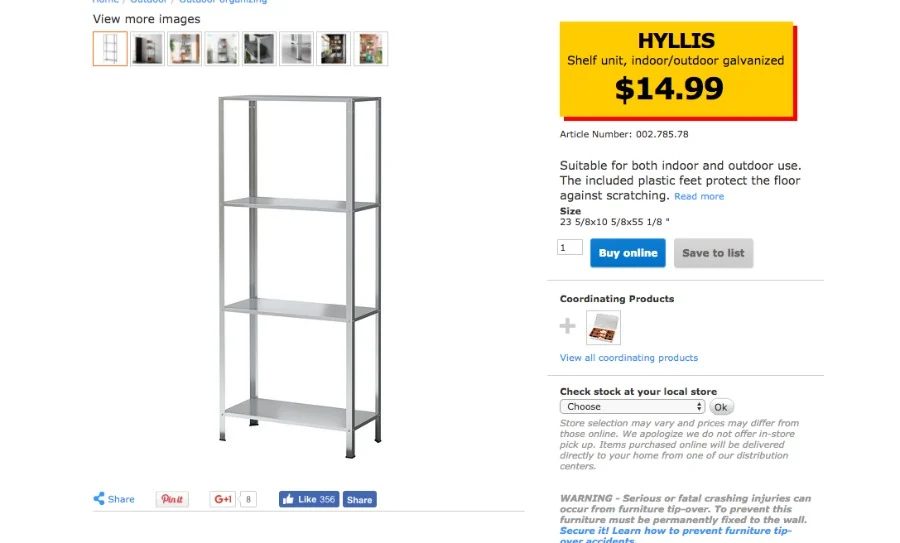 Ikea Hyllis Shelf To Industrial Planter