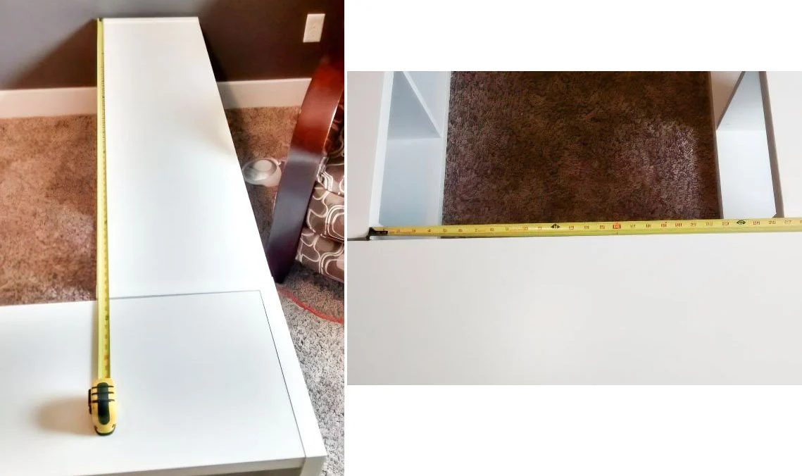 Ikea Platform Bed Handmade Kallax method 01 Measuring