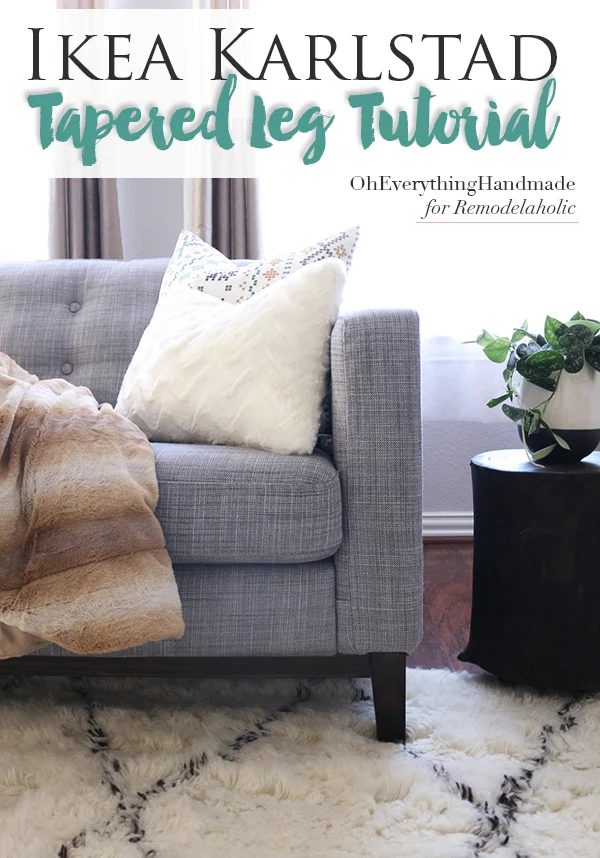 Ikea Karlstad Tapered leg walkthrough