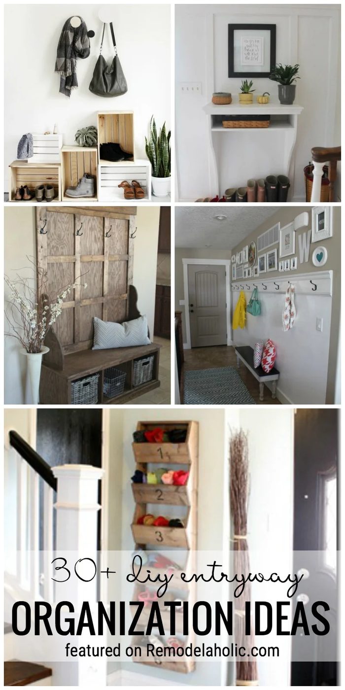 Create More Function In Your Entryway With Organization. 30+ Handmade Entryway Organization options Featured On Bekob.com