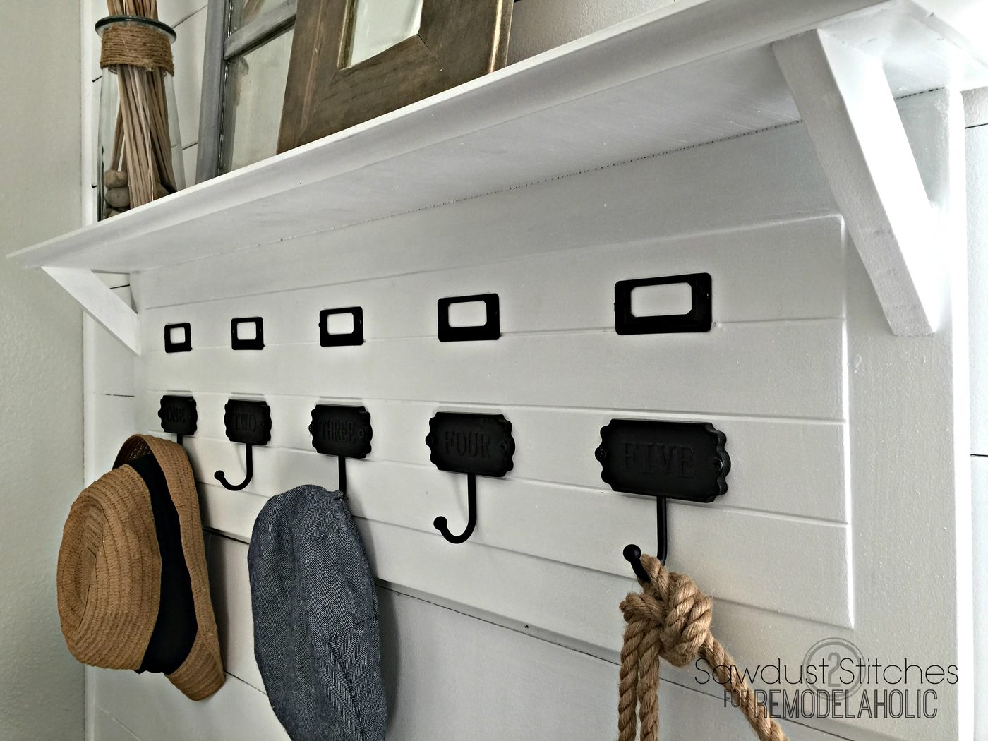 Entry Hat Rack by Sawdust2stitches for Bekob.com