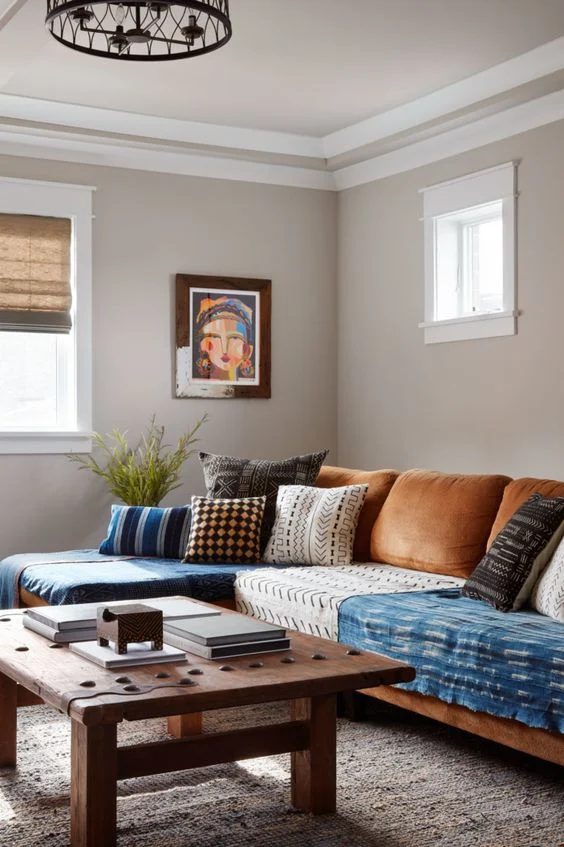 Indigo Mudcloth Decorating Inspiration