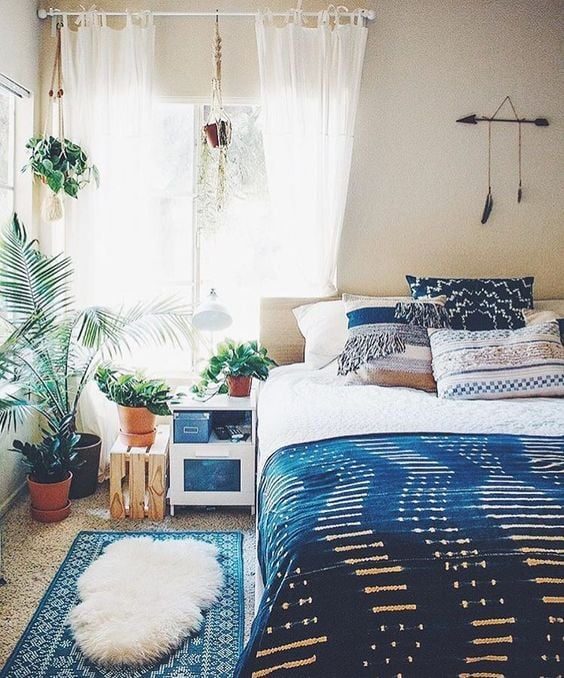 Indigo Mudcloth Decorating Inspiration
