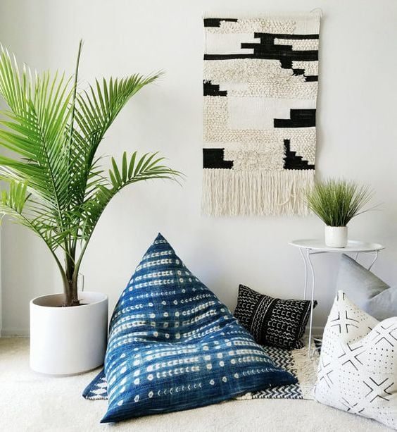 Indigo Mudcloth Decorating Inspiration