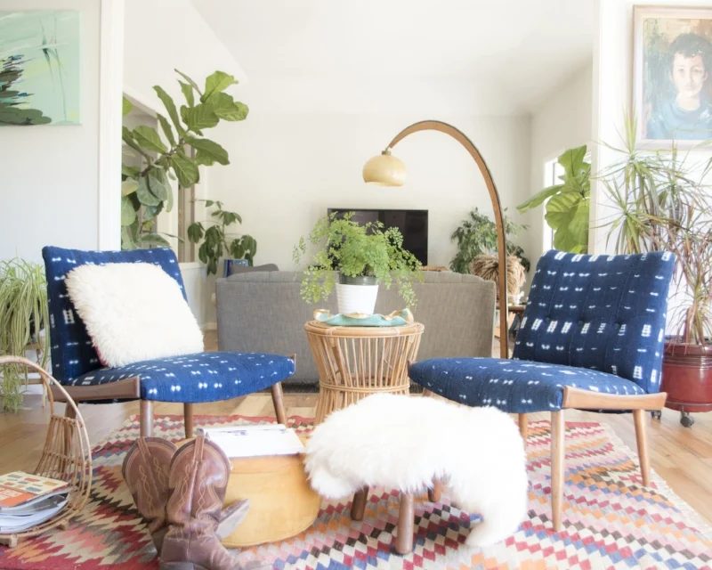 Indigo Mudcloth Decorating Inspiration