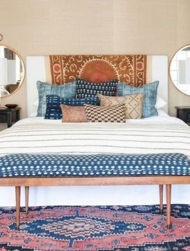 Indigo Mudcloth Decorating Inspiration