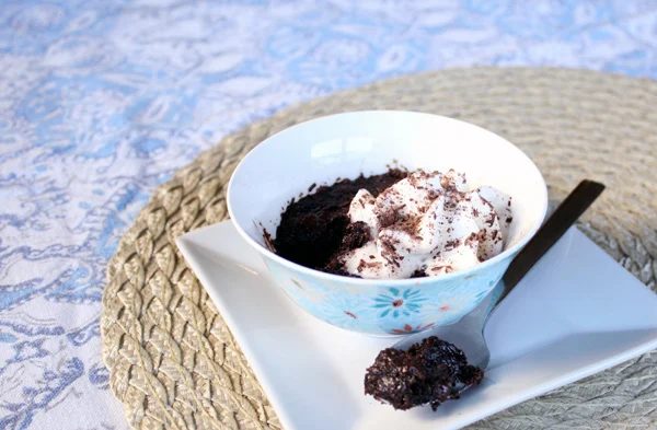 Individual Serving Microwave Chocolate Torte