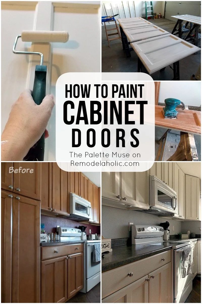 How to Paint Cabinet Doors - the right way, so you only have to do it once