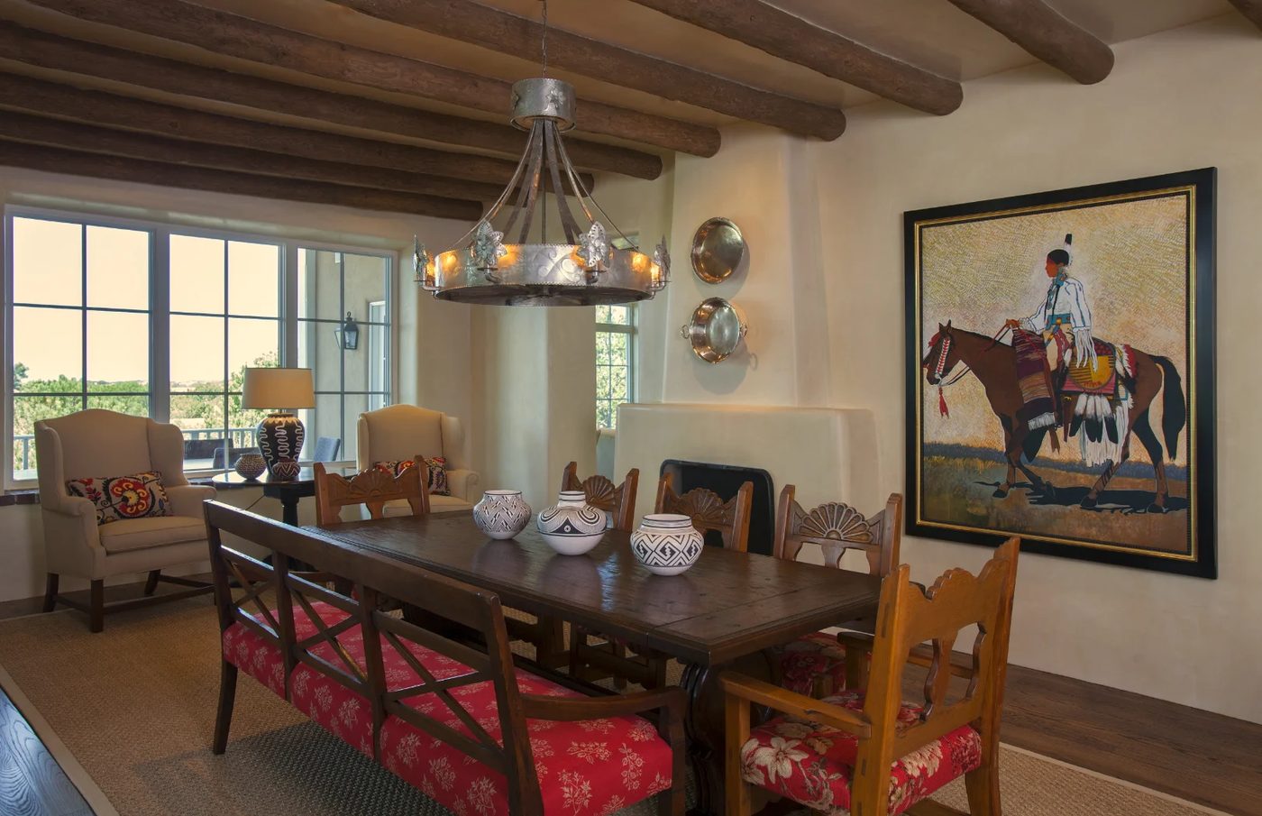 modern southwest dining room by Violante & Rochford Interiors, photo credit © Wendy McEahern