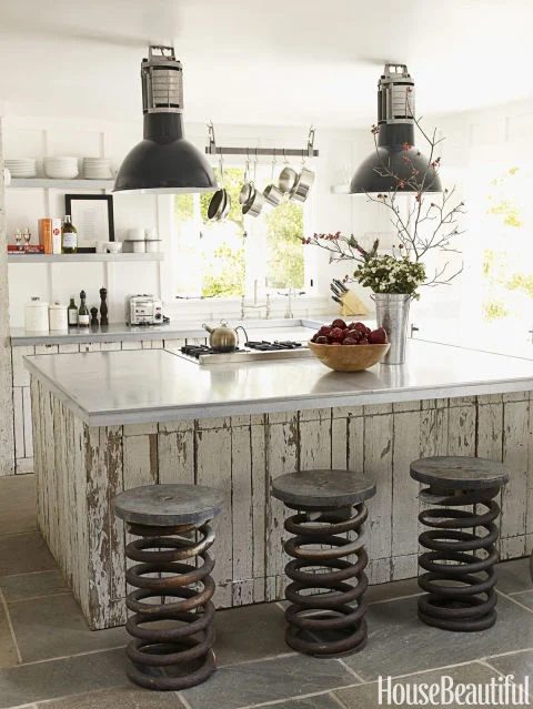 Industrial steampunk kitchen house striking