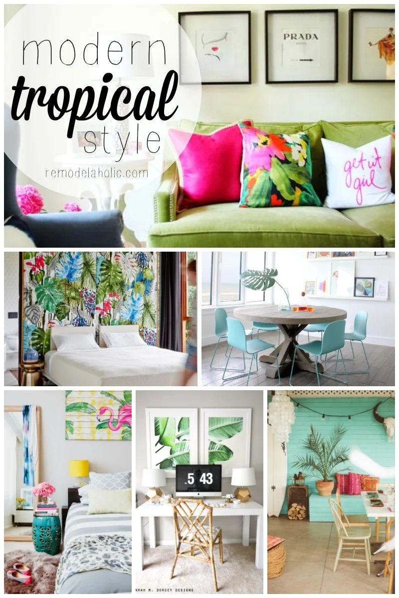 Modern Tropical Style Design Inspiration featured on Bekob.com