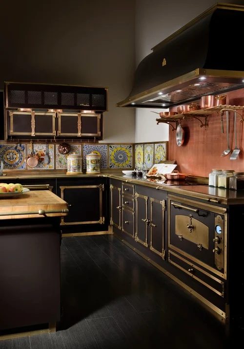 victorian steampunk kitchen via houzz