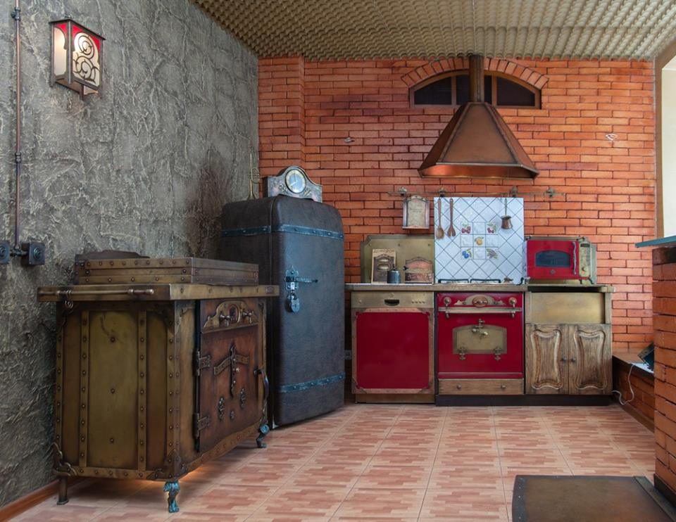 funky steampunk kitchen appliances
