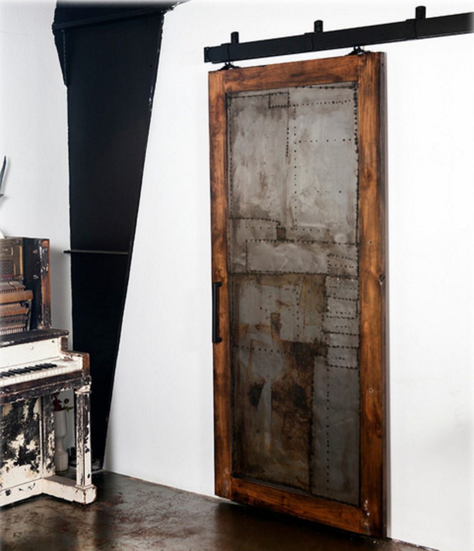 Scrap Metal Barn door houzz