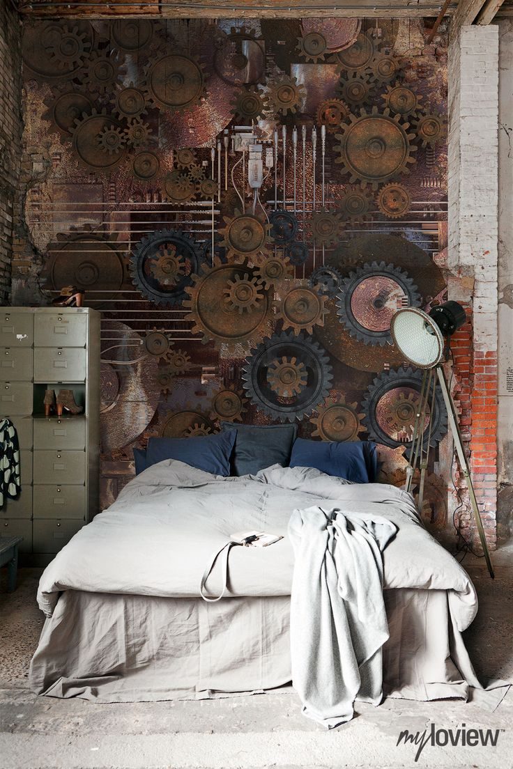 gear-looks-wall-clocks bedroom homedit