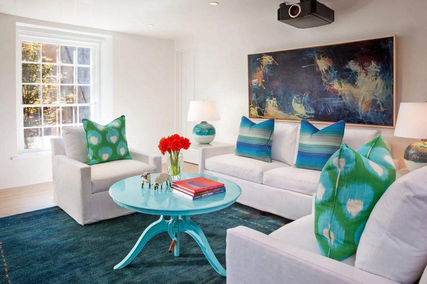 colorful modernized Southwest home by Violante & Rochford Interiors, photo credit © Wendy McEahern