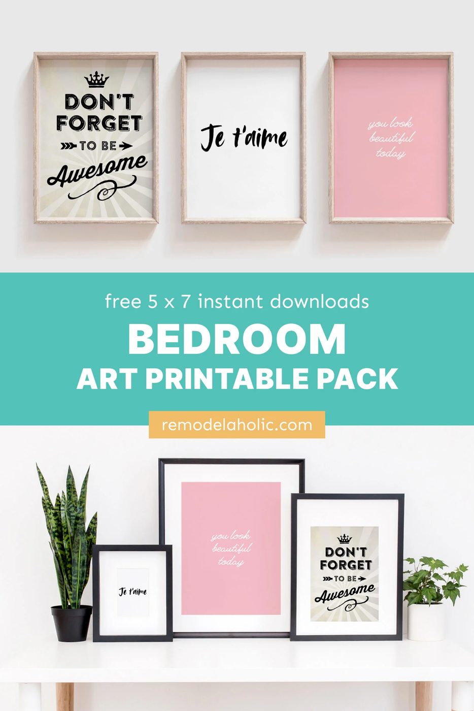 Inspirational Free Printable Wall Art For Bedroom Decor, Bekob