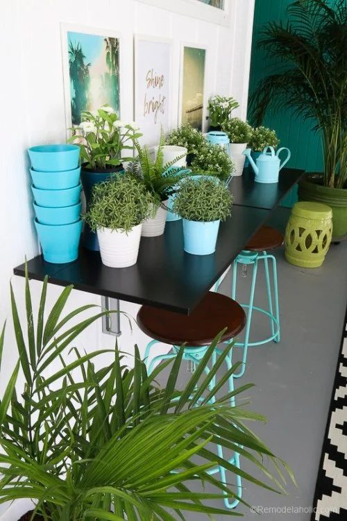Outdoor Dining Room With IKEA Furniture @Bekob 11 1