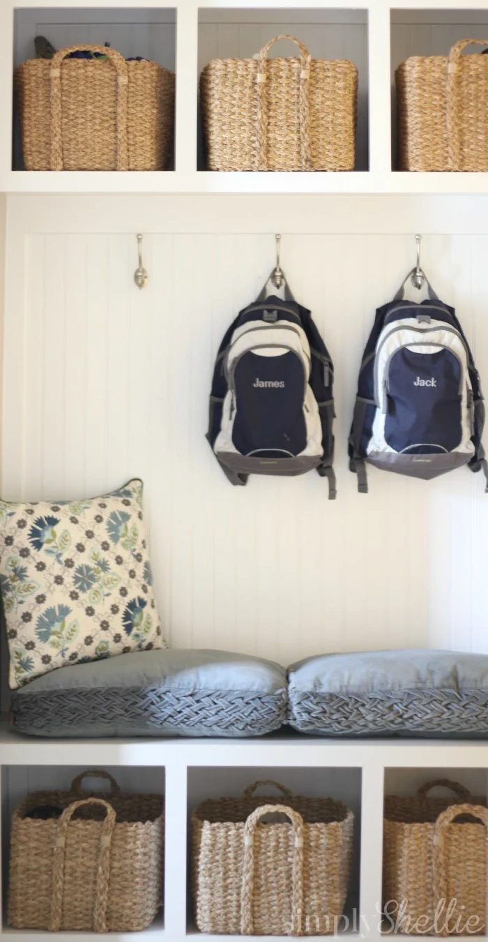 Mudroom cubbies and hooks | 100+ striking Mudrooms and Entryways at Bekob.com