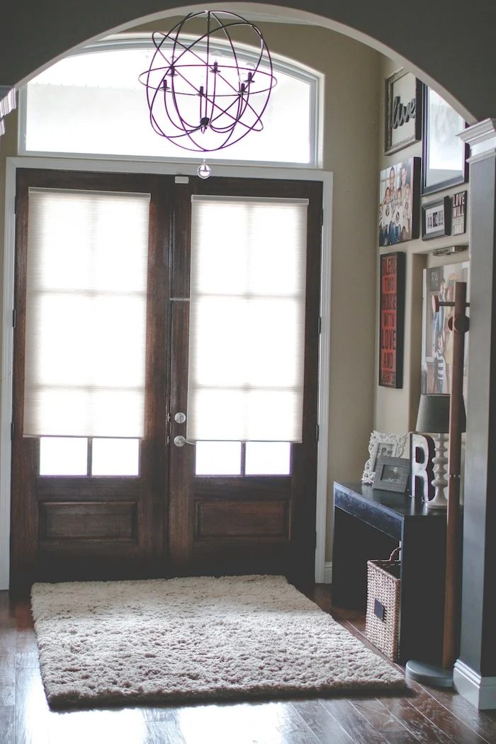 Unique Entryway Gallery Wall | 100+ striking Mudrooms and Entryways at Bekob.com