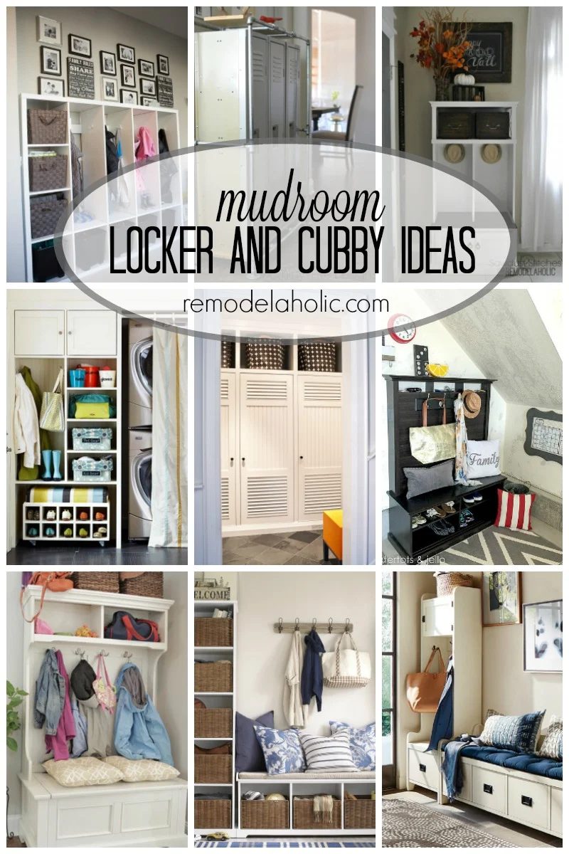 mudroom locker and cubby options via Bekob.com