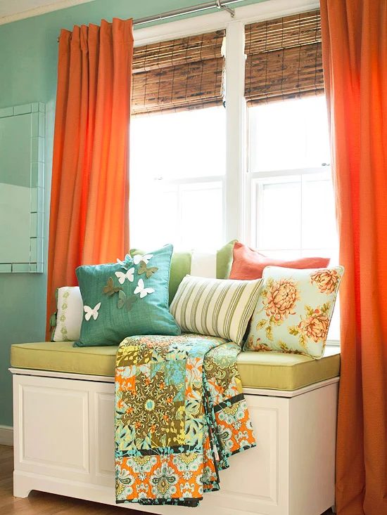 BHG - use a cedar chest with cushion as a window seat via @Bekob