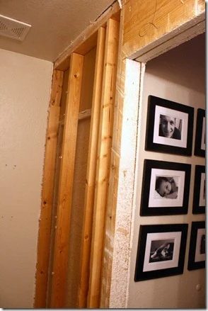 Removal of studs and header to install a pocket door on Bekob