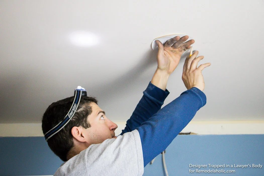 how to install recessed lights with a remodel housing