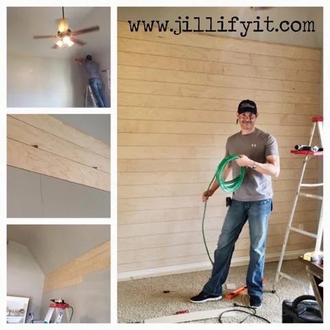 how to install a Handmade shiplap wall, Jillify It on @Bekob