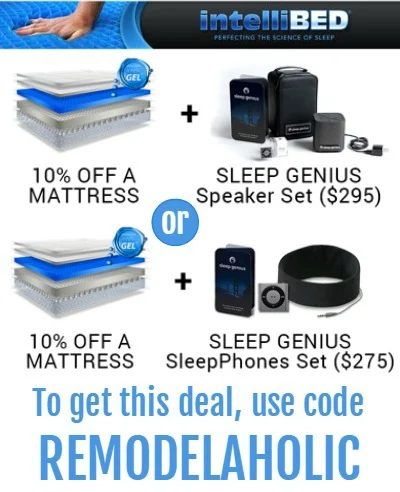 memorable IntelliBed promo! Free Sleep Genius system to help you sleep better with the purchase of any mattress.